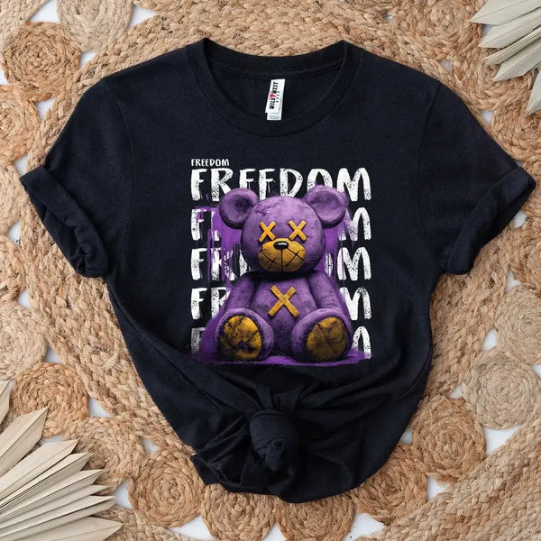 Freedom Rebel Bear Short Sleeve Tee