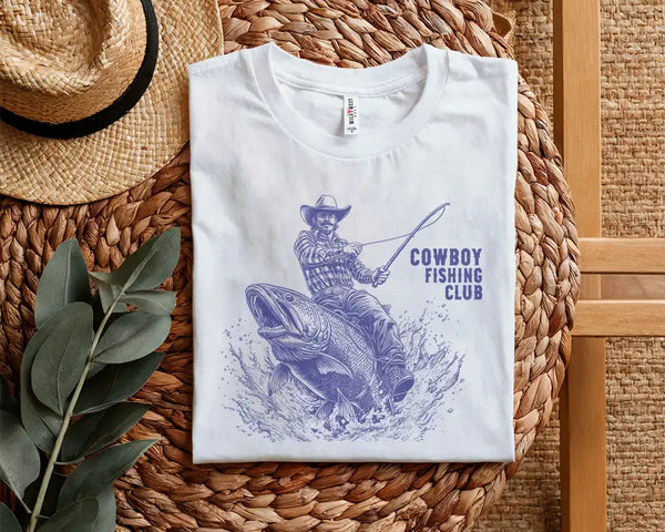 Cowboy Fishing Club Tee Shirt - ON SALE