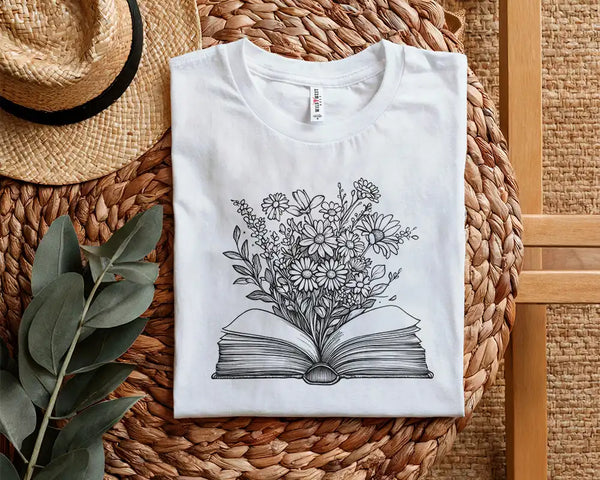 Blooming Book T-Shirt