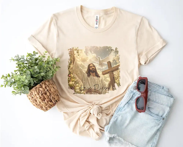 He Is Risen – Jesus Resurrection Christian T-Shirt