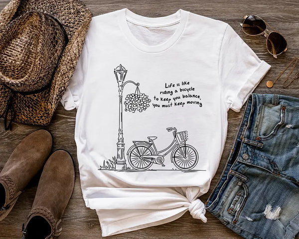 Pedal Power – Ride Freely in Style Tee Shirt
